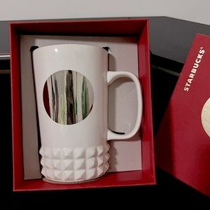 Limited edition design starbucks ceramic mug. Collectible item